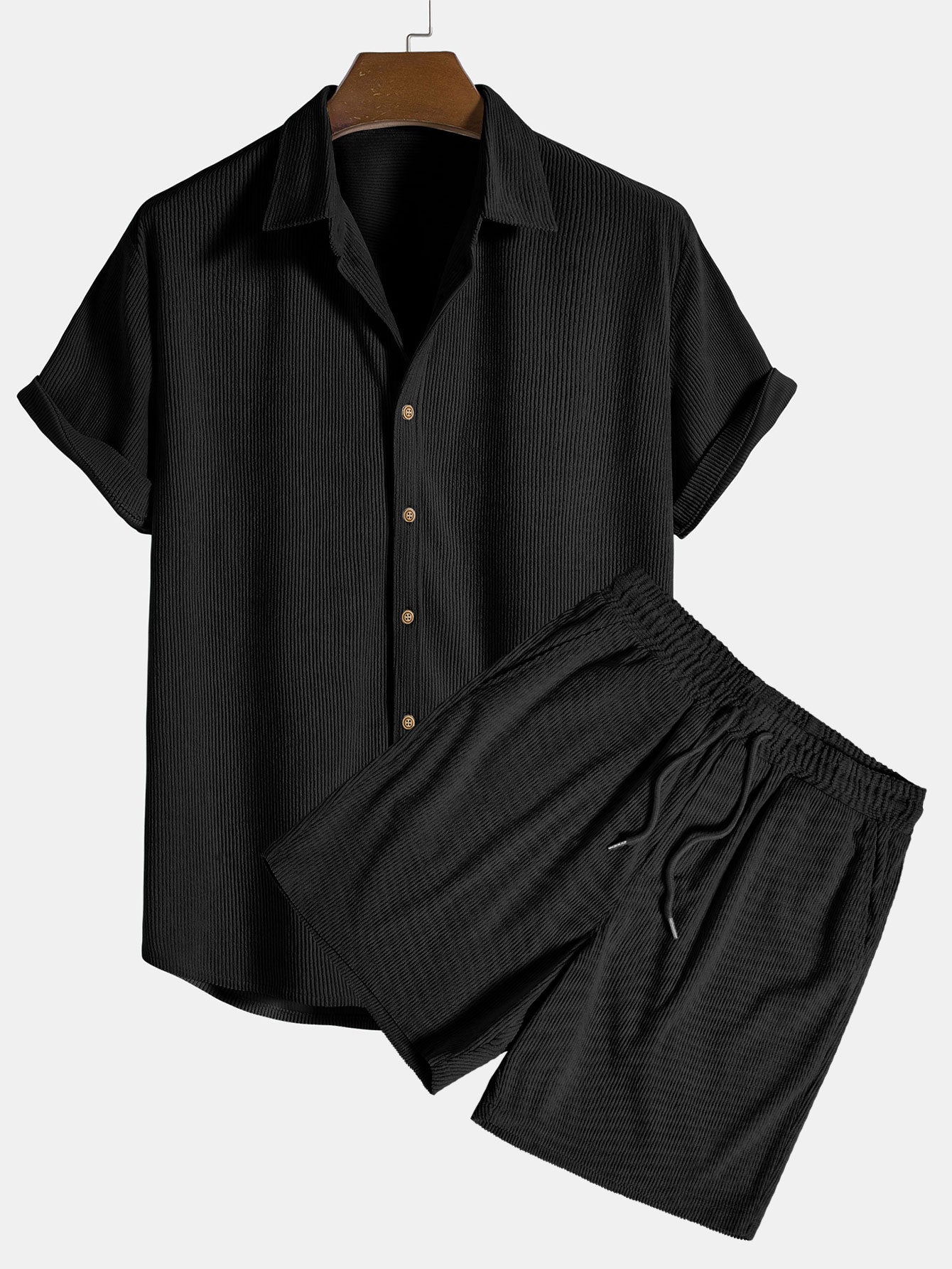 Logan™ | Moderne Klassisk Polo & Shorts-Sett