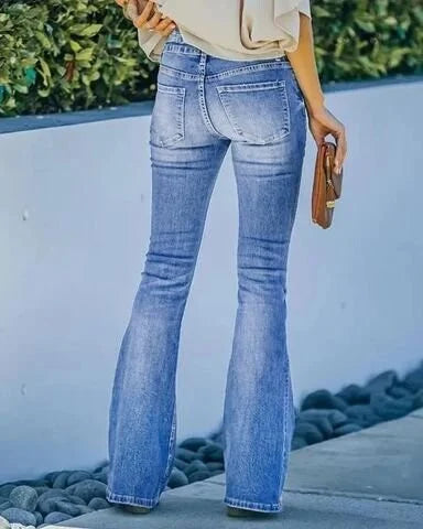 Kerryl | Street Style Sexy Jeans med høy midje for kvinner